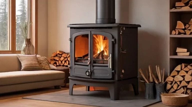 Wood Burning Stove with Installation